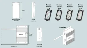 RADIO COMMANDE 12/24V KIT