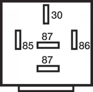 Relais 5 bornes 24V 15/20A standard