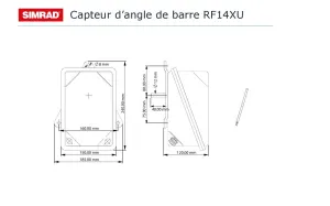 RF14XU : Capteur d'Angle de Barre avec tinglerie