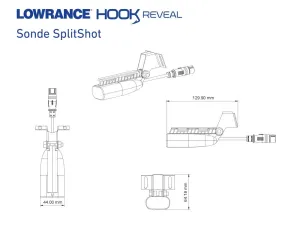 Sonde HOOK² / Reveal SplitShot Skimmer