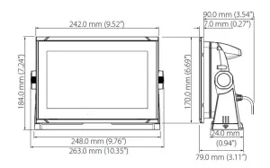 Traceur de carte multifonctions B&G® Vulcan® 9FS 