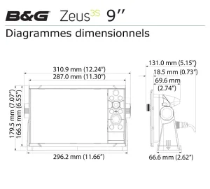 Traceur de carte multifonctions B&G® Zeus® 3S 9